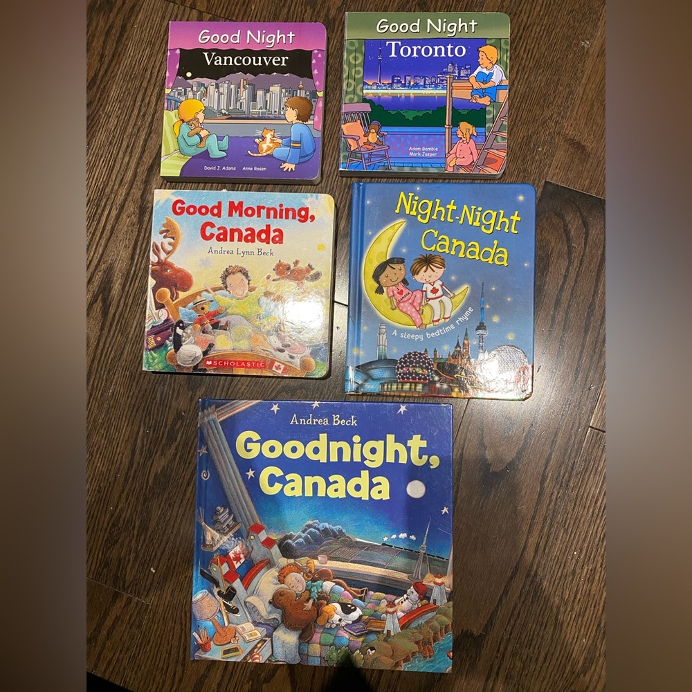 Set of 5 Canada/Toronto/Vancouver Theme Children’s Books